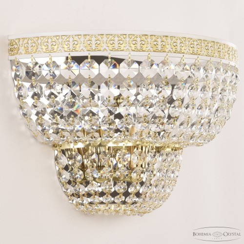 Настенный светильник Bohemia Ivele Crystal AL19101B/35FL WMG изображение в интернет-магазине Cramer Light фото 2