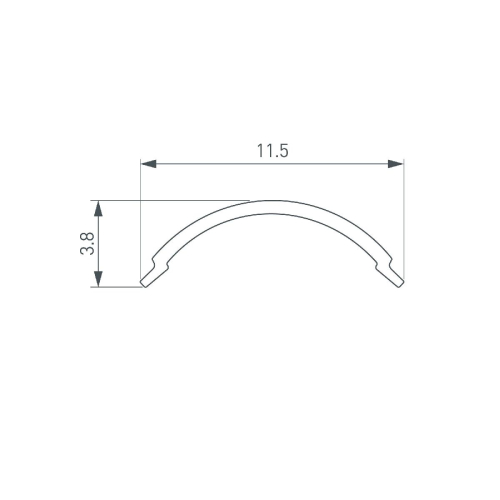 Экран Arlight SL-KANT-H10 ROUND OPAL 049167 изображение в интернет-магазине Cramer Light фото 2