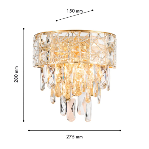 Настенный светильник Favourite Elysium 4720-2W изображение в интернет-магазине Cramer Light фото 3