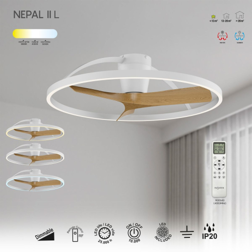Люстра-вентилятор Mantra Nepal 9486 изображение в интернет-магазине Cramer Light фото 6