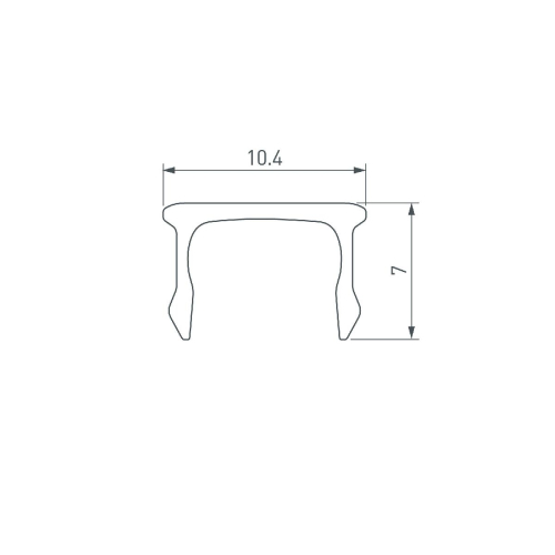 Экран Arlight ARH-PLINTUS-FANTOM-3000 Opal 043128 изображение в интернет-магазине Cramer Light фото 2