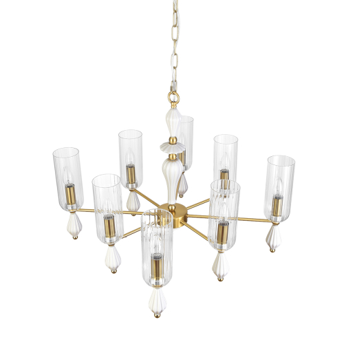 Подвесная люстра Lumion Neoclassi Galana 8428/8 изображение в интернет-магазине Cramer Light фото 6