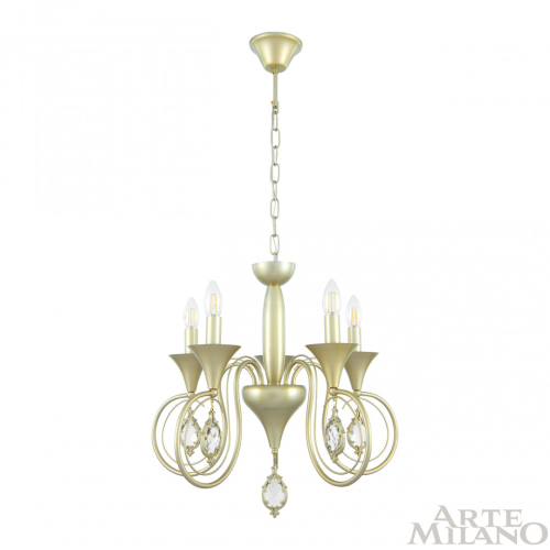 Подвесная люстра Arte Milano 349920/5 CG изображение в интернет-магазине Cramer Light фото 3