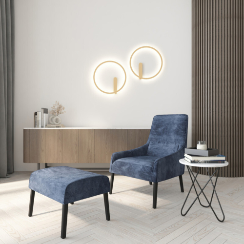 Настенный светильник Denkirs Round DK5035-SG изображение в интернет-магазине Cramer Light фото 6