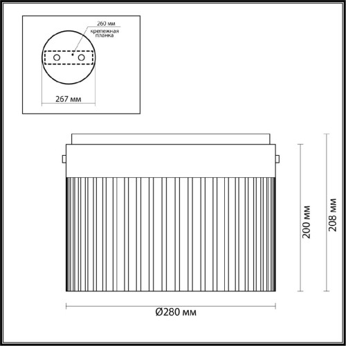 Накладной светильник Odeon Light Pillari 5047/24LC изображение в интернет-магазине Cramer Light фото 3