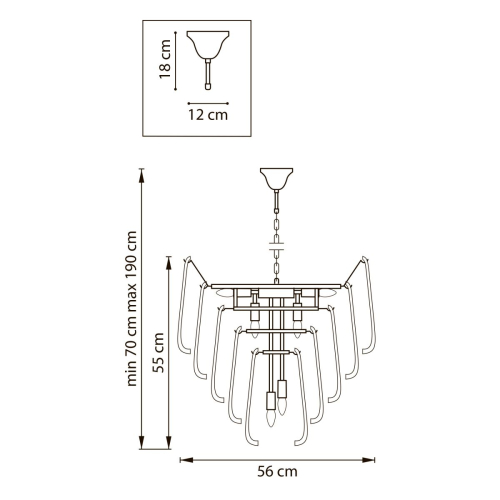 Подвесная люстра Lightstar Retro II 799102 изображение в интернет-магазине Cramer Light фото 2
