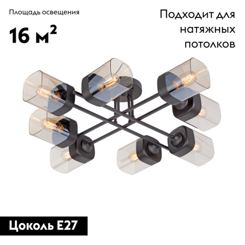 Потолочная люстра Vitaluce V4831-1/8PL изображение в интернет-магазине Cramer Light фото 2