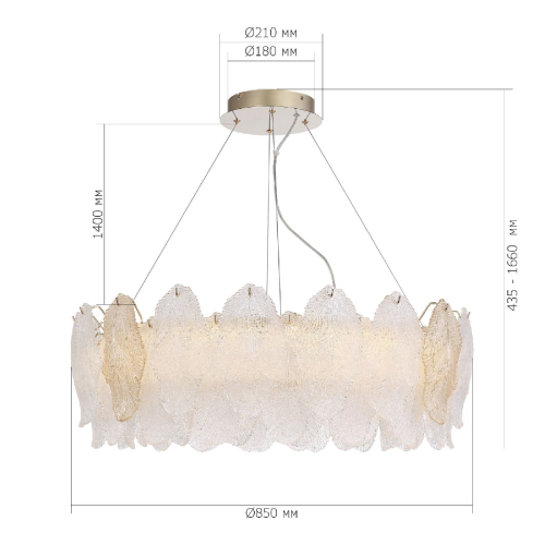 Подвесная люстра ST Luce Lightsome SL6135.223.01 изображение в интернет-магазине Cramer Light фото 6