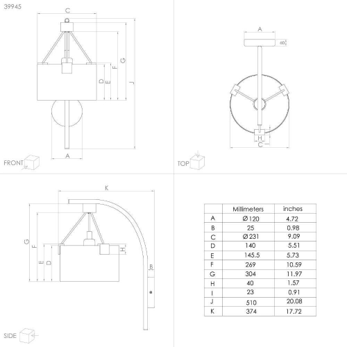 Бра Eglo Potosi 39945 дополнительное фото фото 2