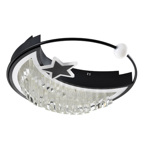 Потолочный светильник LED4U L8024-450 BK изображение в интернет-магазине Cramer Light