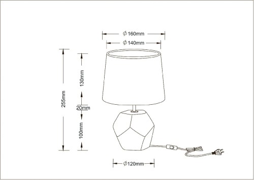 Настольная лампа Arte Lamp Zibal A5005LT-1WH изображение в интернет-магазине Cramer Light фото 5