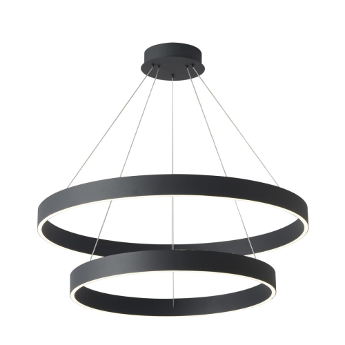 Подвесная люстра Crystal Lux TRON SP123W LED BLACK изображение в интернет-магазине Cramer Light фото 4