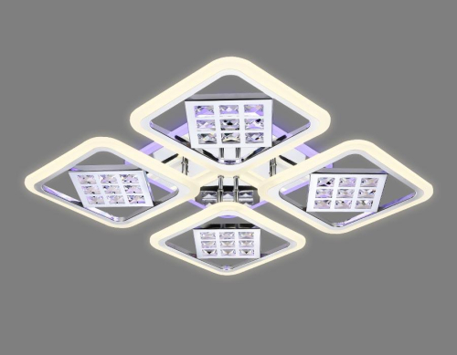 Потолочная светодиодная люстра Ambrella Light Acrylica Ice FA288 изображение в интернет-магазине Cramer Light фото 5
