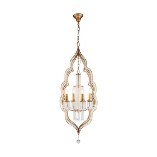 Подвесная люстра Lucia Tucci Tenerezza 5490.8 Gold изображение в интернет-магазине Cramer Light