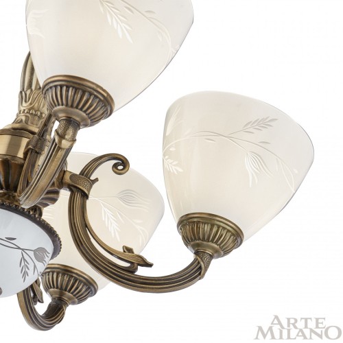 Подвесная люстра Arte Milano 343659/8 AB изображение в интернет-магазине Cramer Light фото 5