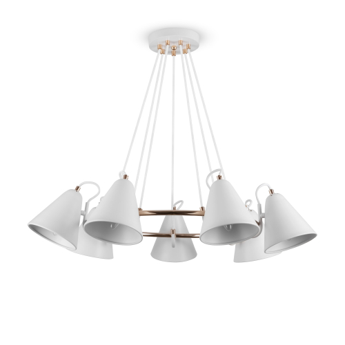 Подвесная люстра Freya Falke FR8001PL-07WG изображение в интернет-магазине Cramer Light фото 2