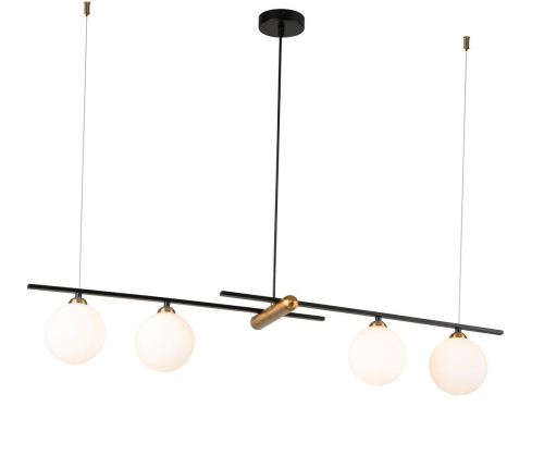 Подвесная люстра Indigo Opaco 11015/4P Black V000153 изображение в интернет-магазине Cramer Light фото 3
