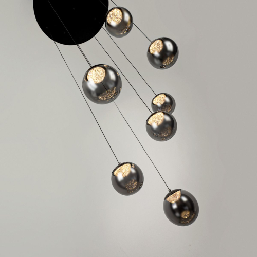 Подвесной светильник Modelux ML.2338.7 BK изображение в интернет-магазине Cramer Light фото 9