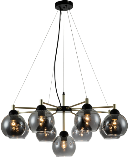Подвесная люстра Indigo Grappoli 11029/9P Black V000217 изображение в интернет-магазине Cramer Light фото 2