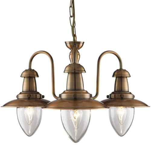 Подвесная люстра Arte Lamp Fisherman A5518LM-3RB изображение в интернет-магазине Cramer Light