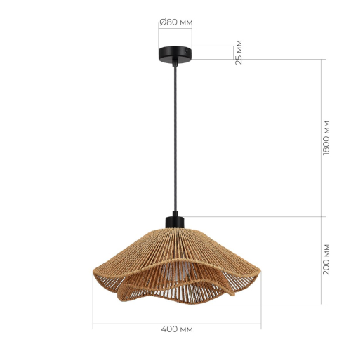 Подвесной светильник Evoluce Verve SLE6023-603-01 изображение в интернет-магазине Cramer Light фото 6