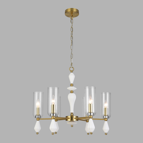 Подвесная люстра Lumion Neoclassi Galana 8428/6 изображение в интернет-магазине Cramer Light фото 5