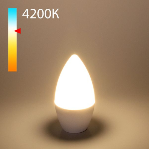 Лампа светодиодная Elektrostandard BLE1403 E14 8W 4200K свеча матовая 4690389152313 a048727 изображение в интернет-магазине Cramer Light фото 2