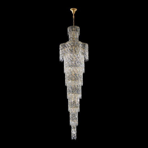 Каскадная люстра Crystal Lux ABRIL SP28 GOLD изображение в интернет-магазине Cramer Light фото 4