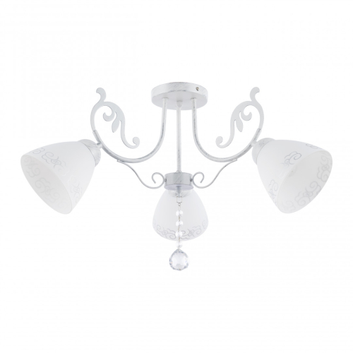 Потолочная люстра Arte Milano 341900/3 WT+SL изображение в интернет-магазине Cramer Light фото 3