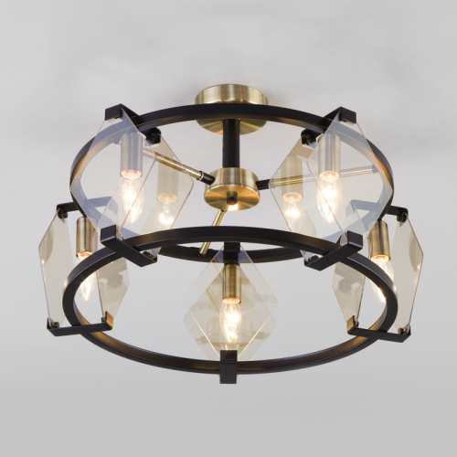 Потолочная люстра Eurosvet Aragon 60116/5 черный изображение в интернет-магазине Cramer Light фото 3