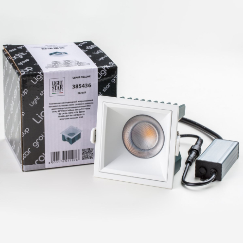 Встраиваемый светильник Lightstar Ciclone 385436 изображение в интернет-магазине Cramer Light фото 3