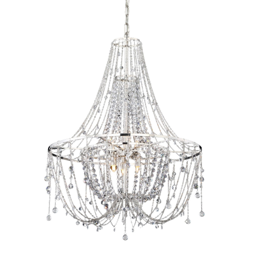 Подвесная люстра Delight Collection P168288M chrome изображение в интернет-магазине Cramer Light