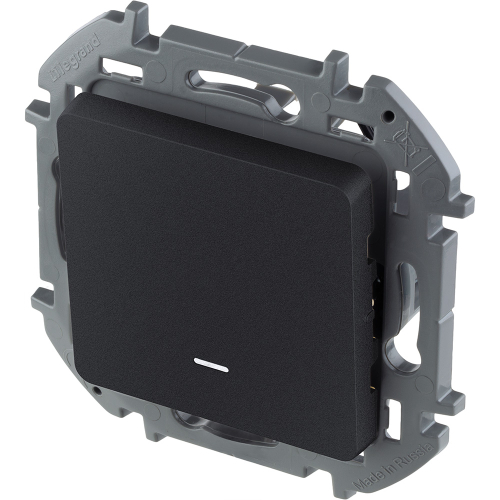 Переключатель одноклавишный с подсветкой/индикацией Legrand Inspiria 673663 дополнительное фото фото 3