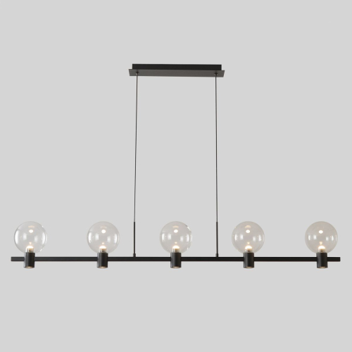 Подвесной светильник Crystal Lux DUET SP35W LED BLACK изображение в интернет-магазине Cramer Light фото 2