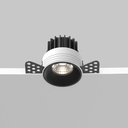 Встраиваемый светильник Maytoni Round DL058-7W4K-TRS-B изображение в интернет-магазине Cramer Light фото 4