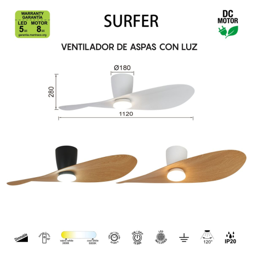 Люстра-вентилятор Mantra Surfer 9474 изображение в интернет-магазине Cramer Light фото 8