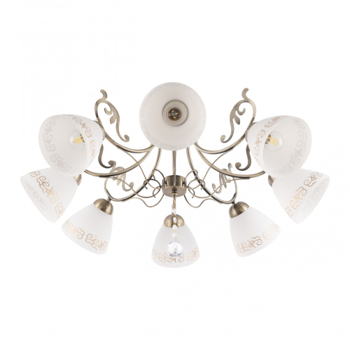 Потолочная люстра Arte Milano 341900/8 AB изображение в интернет-магазине Cramer Light фото 4