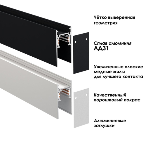Шинопровод Novotech Flum 135153 изображение в интернет-магазине Cramer Light фото 5