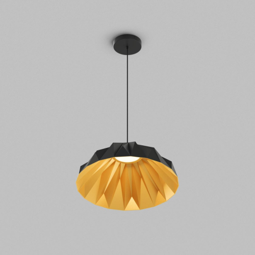 Подвесной светильник Denkirs Origami DK6655-BK+SG изображение в интернет-магазине Cramer Light