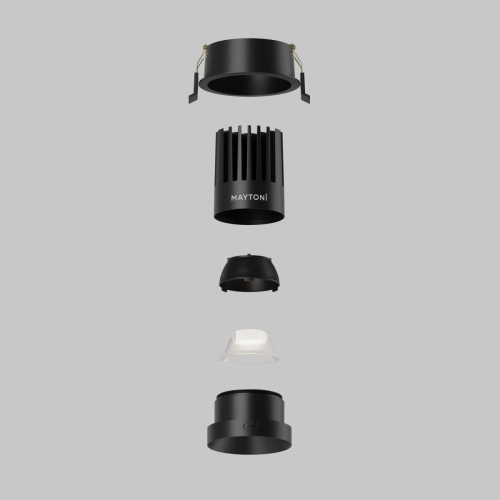 Встраиваемый светильник Maytoni Dip DL117-15W-4K-B изображение в интернет-магазине Cramer Light фото 13