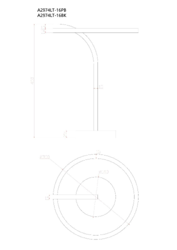 Настольная лампа Arte Lamp Enigma A2974LT-16BK изображение в интернет-магазине Cramer Light фото 2