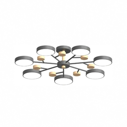 Люстра на штанге LED4U L3205-800 GR изображение в интернет-магазине Cramer Light