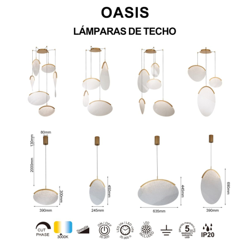 Подвесной светильник Mantra Oasis 9644 изображение в интернет-магазине Cramer Light фото 6