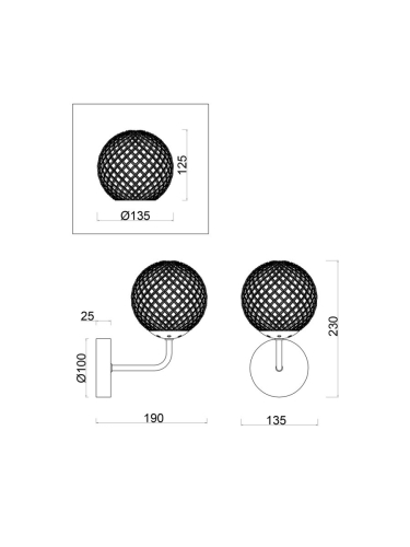 Бра Freya Navel FR8016WL-01BBS дополнительное фото фото 6