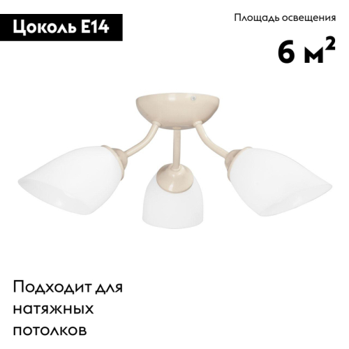 Потолочная люстра Vitaluce V3405/3PL изображение в интернет-магазине Cramer Light фото 2