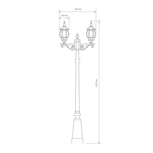 Садово-парковый светильник Elektrostandard Classic 4690389028205 дополнительное фото фото 3