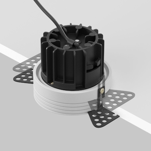 Встраиваемый светильник Maytoni Round DL058-12W4K-TRS-W изображение в интернет-магазине Cramer Light фото 7
