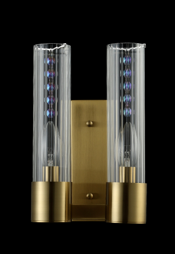 Бра Crystal Lux OTONO AP2 BRASS/TRANSPARENTE дополнительное фото фото 3