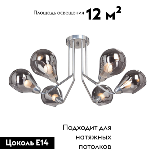 Потолочная люстра Vitaluce V4869-9/6PL изображение в интернет-магазине Cramer Light фото 2