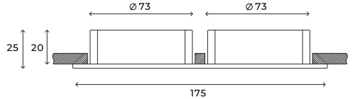 Встраиваемый светильник Hesby Lighting Breeze HSBL_0098 изображение в интернет-магазине Cramer Light фото 4